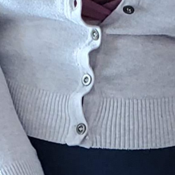 Cream Beige Long sleeved light cardigan - Picture 2 of 4